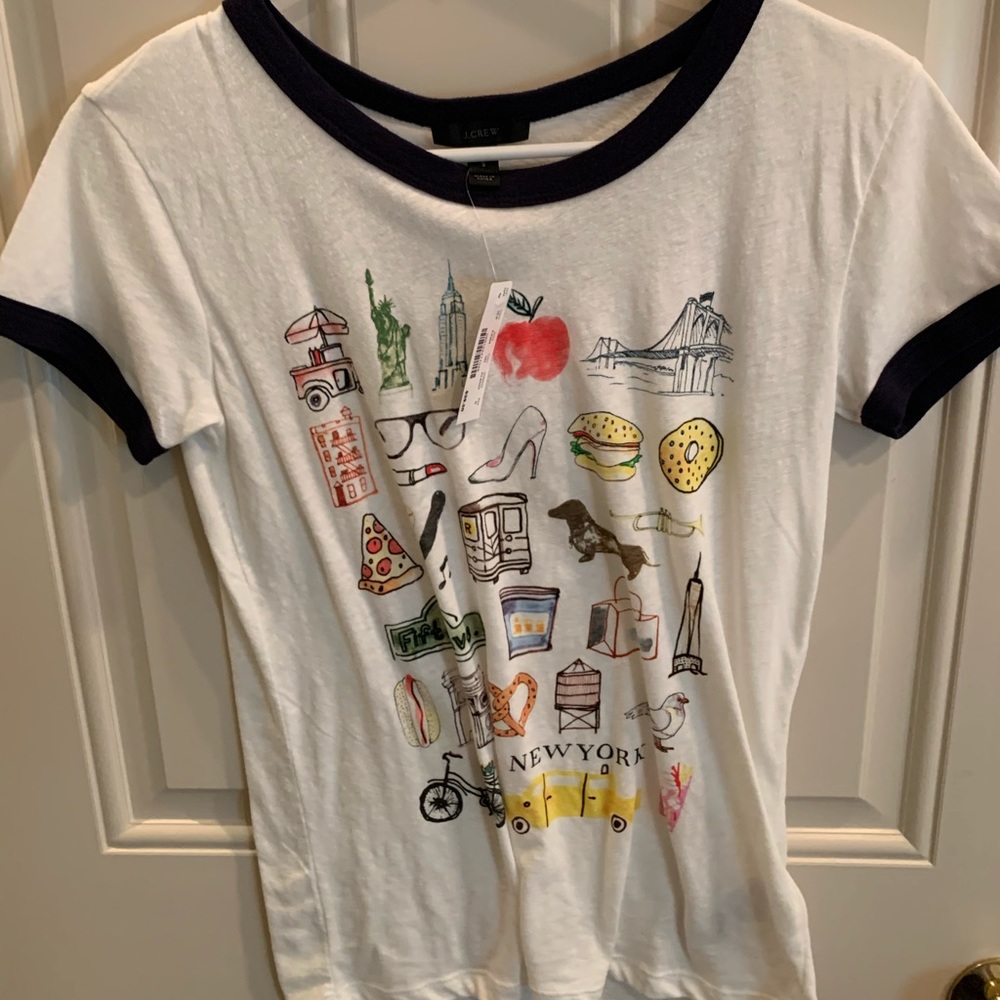 J. Crew New York Graphic Tee